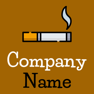 Cigarette on a Tenne (Tawny) background - Medical & Pharmaceutical