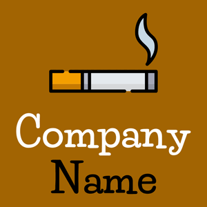 Cigarette on a Tenne (Tawny) background - Médicale & Pharmaceutique