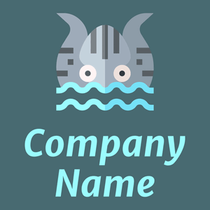 Kraken logo on a Bismark background - Animales & Animales de compañía