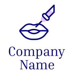 Lip logo on a White background - Mode & Schönheit