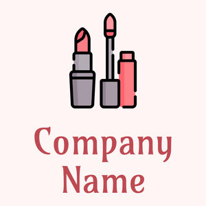 Makeup logo on a Snow background - Mode & Beauté