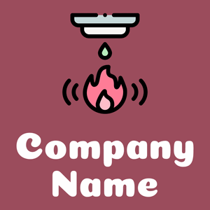 Fire alarm logo on a Cadillac background - Seguridad