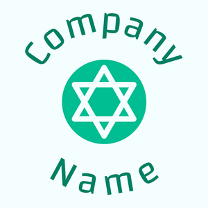 Judaism logo on a Azure background - Religion et spiritualité
