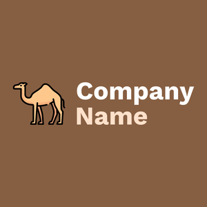 Camel on a Dark Wood background - Tiere & Haustiere