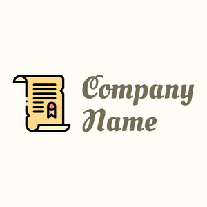 Declaration of independence logo on a Floral White background - Política