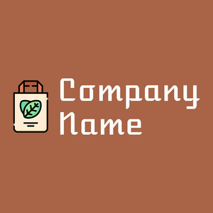 Eco friendly logo on a Tuscany background - Abstract
