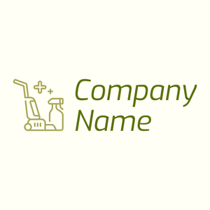 Cleaning Service logo on a Ivory background - Nettoyage & Entretien
