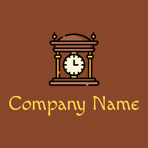 Clock on a Fire background - Einzelhandel