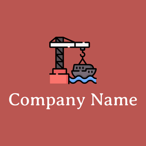 Harbor Crane logo on a Chestnut background - Auto & Voertuig