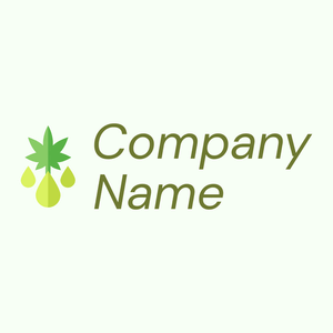 Cannabis logo on a Honeydew background - Medisch & Farmaceutisch