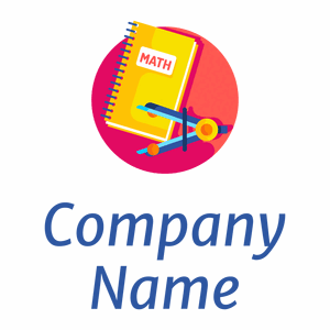 Math logo on a White background - Educación