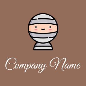 Mummy logo on a Beaver background - Abstrato