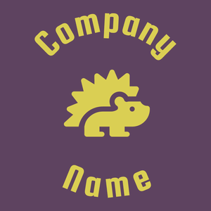 Hedgehog logo on a Bossanova background - Tiere & Haustiere