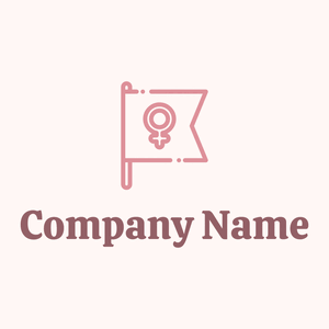Feminism logo on a Snow background - Communauté & Non-profit