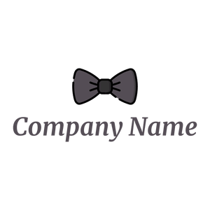 Bow tie logo on a White background - Moda & Belleza