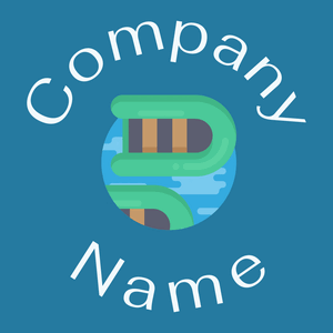 Rafting logo on a Java background - Domaine sportif