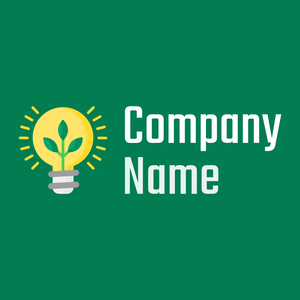 Lightbulb on a Tropical Rain Forest background - Meio ambiente