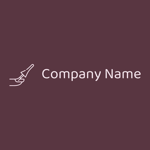 Nail polish logo on a Tawny Port background - Moda & Belleza