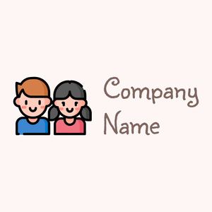 Children on a Snow background - Enfant & Garderie