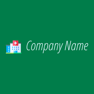 Hospital logo on a Watercourse background - Medical & Farmacia