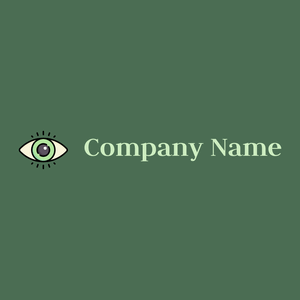 Eye logo on a Como background - Hospital & Farmácia