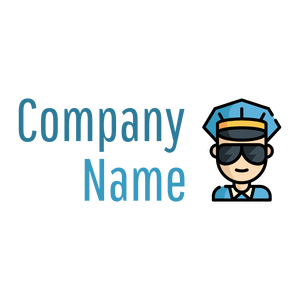 Cop logo on a White background - Sécurité