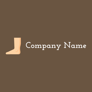 Peach Foot on a Tobacco Brown background - Medisch & Farmaceutisch