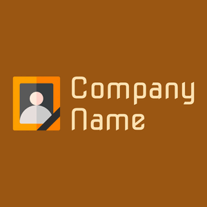 Funeral logo on a Golden Brown background - Architettura