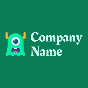Monster on a Pine Green background - Giochi & Divertimento