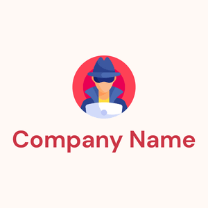 Hacker logo on a Seashell background - Juegos & Entretenimiento