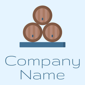 Barrel on a Alice Blue background - Comida & Bebida