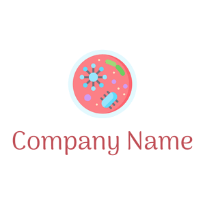Microbiology logo on a White background - Medicina & Farmacia