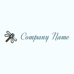 Dragonfly logo on a Azure background - Animales & Animales de compañía