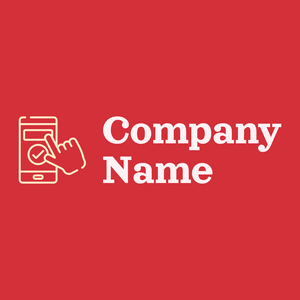 Booking logo on a Persian Red background - Gemeenschap & Non-Profit