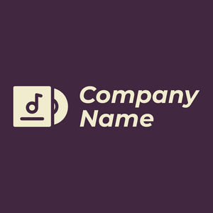 Album logo on a brown background - Abstracto
