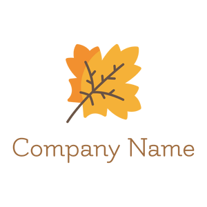 Lightning Yellow Maple leaf on a White background - Paisage