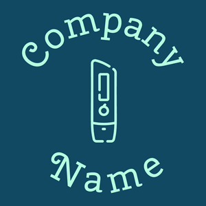 Lip balm logo on a Blue Stone background - Mode & Schoonheid