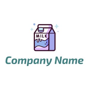 Milk box logo on a White background - Agricultura
