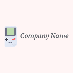 Game control logo on a Snow background - Abstrait