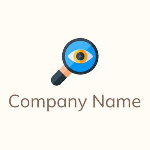 Investigation logo on a Floral White background - Abstrait