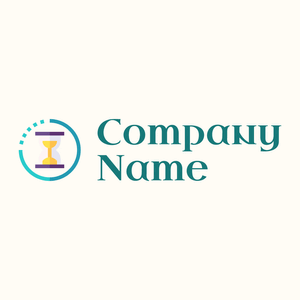 Sandclock logo on a Floral White background - Ordinateur