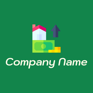 Increase logo on a Salem background - Handel & Beratung