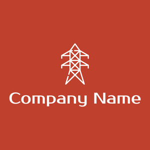 Electric pole logo on a Trinidad background - Construção & Ferramentas