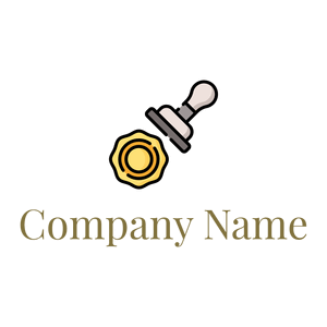 Stamp logo on a White background - Abstrato