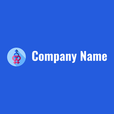 Bisexual logo on a Royal Blue background - Partnervermittlung