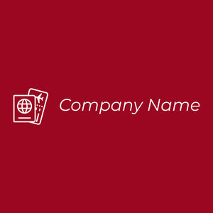 Passport logo on a Carmine background - Community & No profit