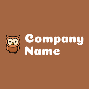 Owl logo on a Tuscany background - Abstrakt
