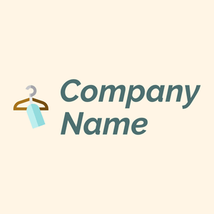 Coat check logo on a Floral White background - Moda & Belleza