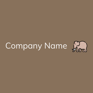 Mammoth logo on a Cement background - Animales & Animales de compañía
