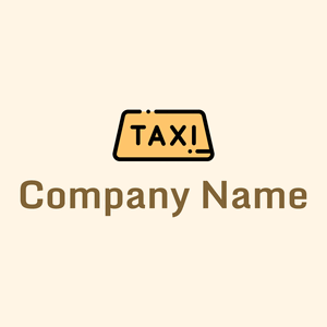 Sign Taxi logo on a Floral White background - Autos & Fahrzeuge